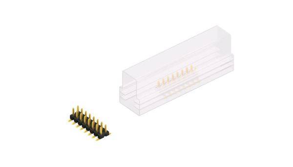 Fischer Elektronik Stiftleiste (Standard) Anzahl Reihen: 2 SLLP6SMD03816GSM 10St.