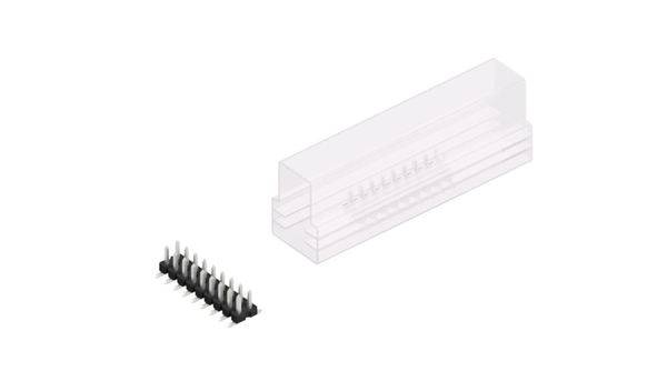 Fischer Elektronik Stiftleiste (Standard) Anzahl Reihen: 2 SLLP6SMD03818ZSM 10St.