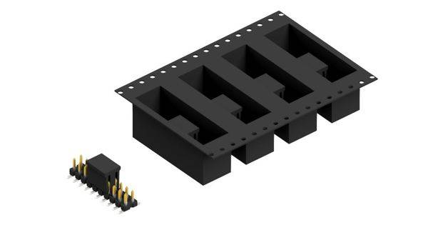 Fischer Elektronik Stiftleiste (Standard) Anzahl Reihen: 2 10165205 250St.