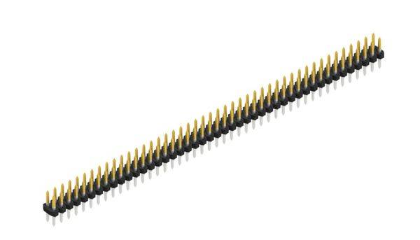 Fischer Elektronik Stiftleiste (Standard) Anzahl Reihen: 2 SLY208190S 10St.