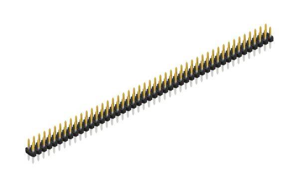 Fischer Elektronik Stiftleiste (Standard) Anzahl Reihen: 2 SLY208192S 10St.