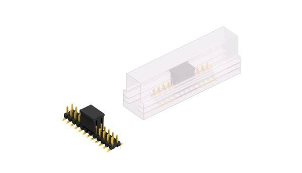 Fischer Elektronik Stiftleiste (Standard) Anzahl Reihen: 2 SLLP6SMD03824GBSM 10St.