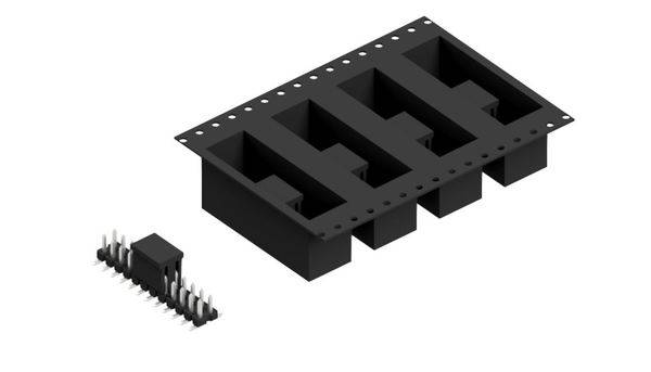Fischer Elektronik Stiftleiste (Standard) Anzahl Reihen: 2 10167512 250St.