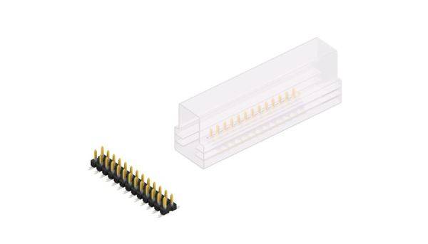 Fischer Elektronik Stiftleiste (Standard) Anzahl Reihen: 2 SLLP6SMD03826SSM 10St.