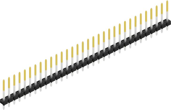 Fischer Elektronik Stiftleiste (Standard) Anzahl Reihen: 1 SLLP113932S 10St.