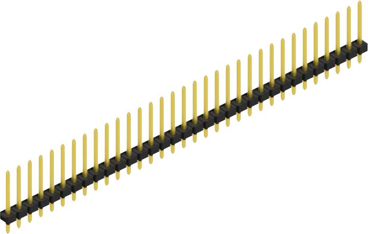 Fischer Elektronik Stiftleiste (Standard) Anzahl Reihen: 1 SLLP113933G 10St.