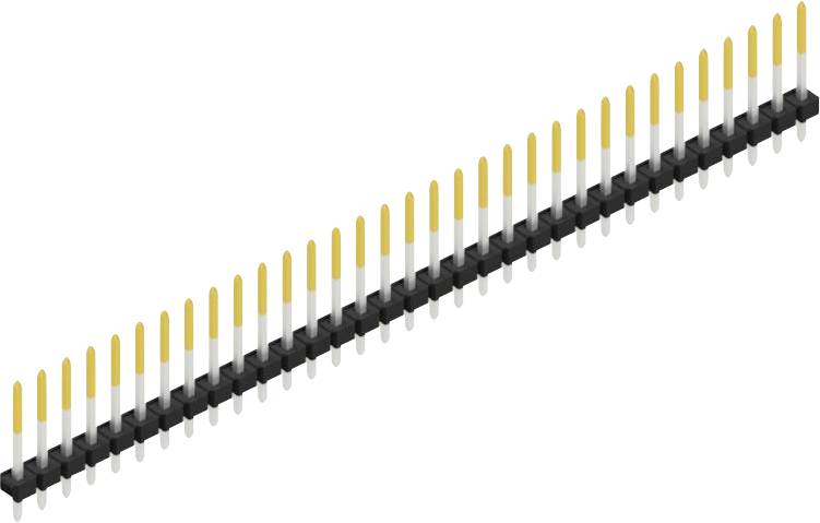 Fischer Elektronik Stiftleiste (Standard) Anzahl Reihen: 1 SLLP113933S 10St.