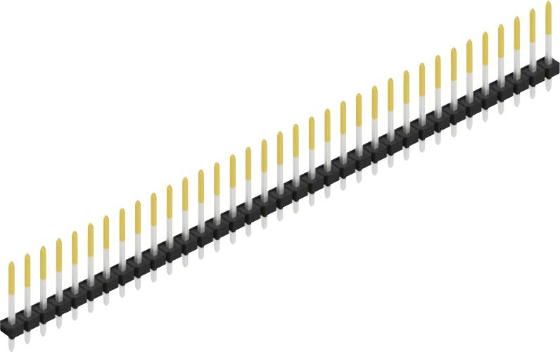 Fischer Elektronik Stiftleiste (Standard) Anzahl Reihen: 1 SLLP113935S 10St.