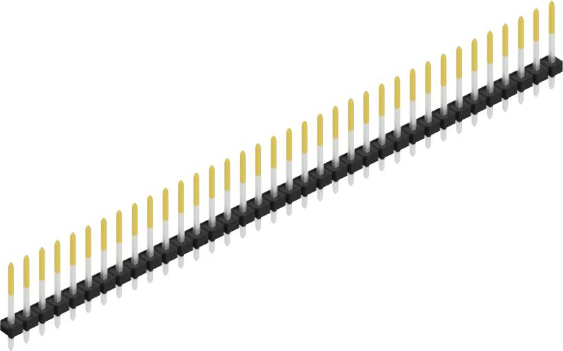 Fischer Elektronik Stiftleiste (Standard) Anzahl Reihen: 1 10058431 10St.