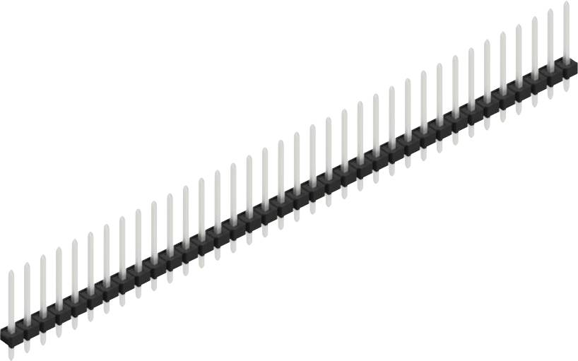 Fischer Elektronik Stiftleiste (Standard) Anzahl Reihen: 1 10058432 10St.