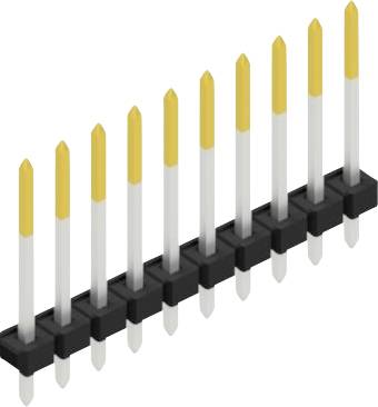 Fischer Elektronik Stiftleiste (Standard) Anzahl Reihen: 1 10142971 10St.