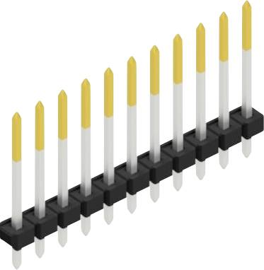 Fischer Elektronik Stiftleiste (Standard) Anzahl Reihen: 1 SLLP116411S 10St.