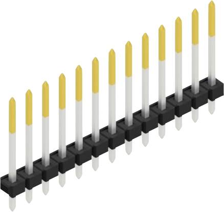 Fischer Elektronik Stiftleiste (Standard) Anzahl Reihen: 1 SLLP116413S 10St.