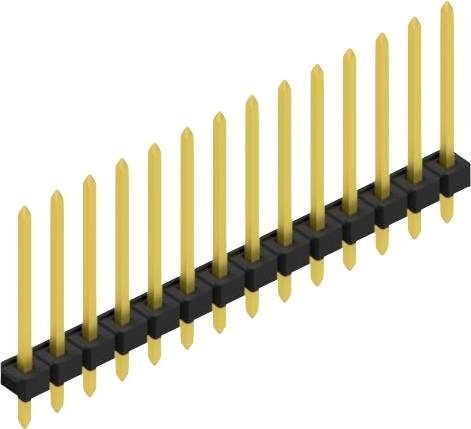 Fischer Elektronik Stiftleiste (Standard) Anzahl Reihen: 1 10160548 10St.
