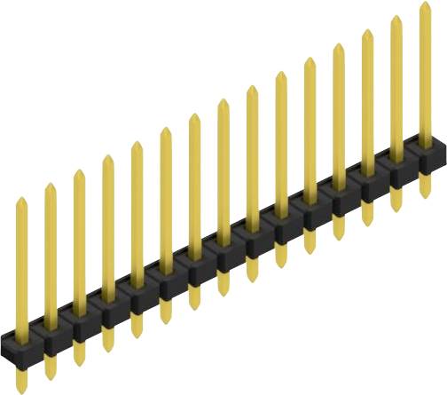 Fischer Elektronik Stiftleiste (Standard) Anzahl Reihen: 1 SLLP116415G 10St.