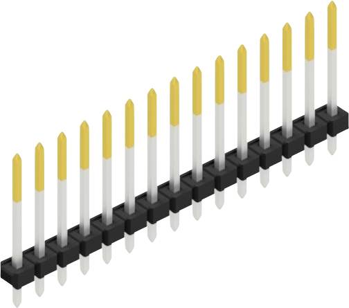 Fischer Elektronik Stiftleiste (Standard) Anzahl Reihen: 1 SLLP116415S 10St.