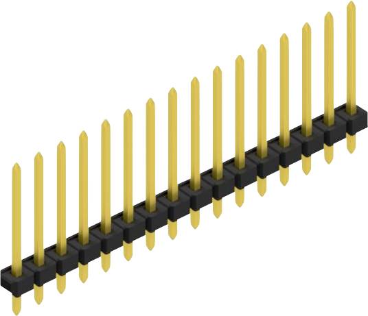 Fischer Elektronik Stiftleiste (Standard) Anzahl Reihen: 1 10058457 10St.