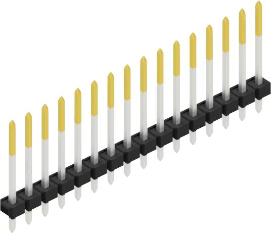 Fischer Elektronik Stiftleiste (Standard) Anzahl Reihen: 1 10163765 10St.