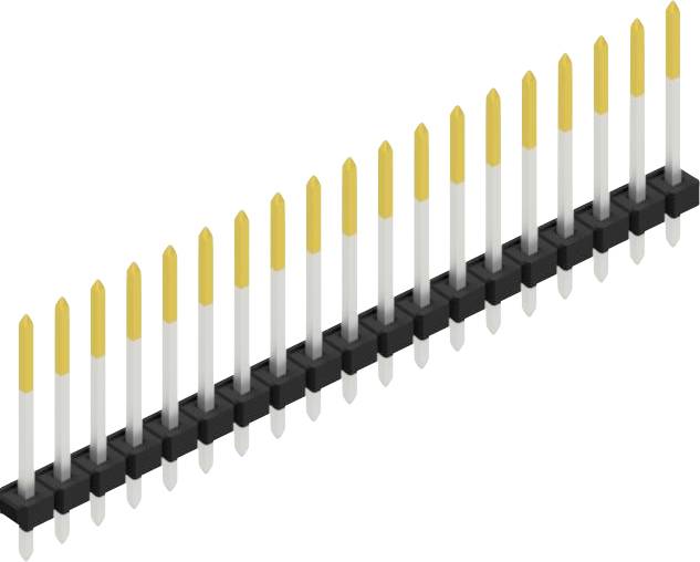 Fischer Elektronik Stiftleiste (Standard) Anzahl Reihen: 1 SLLP116419S 10St.