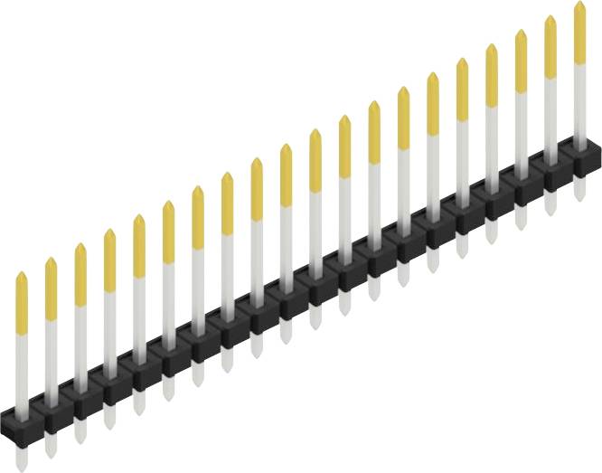 Fischer Elektronik Stiftleiste (Standard) Anzahl Reihen: 1 SLLP116420S 10St.