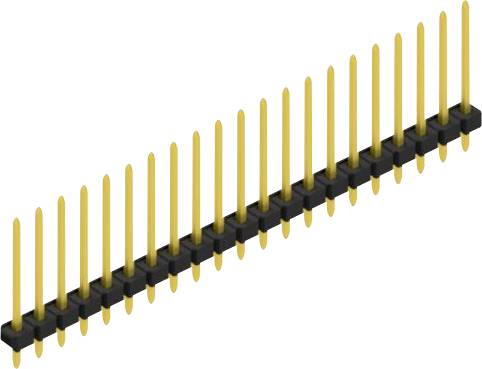 Fischer Elektronik Stiftleiste (Standard) Anzahl Reihen: 1 SLLP116421G 10St.