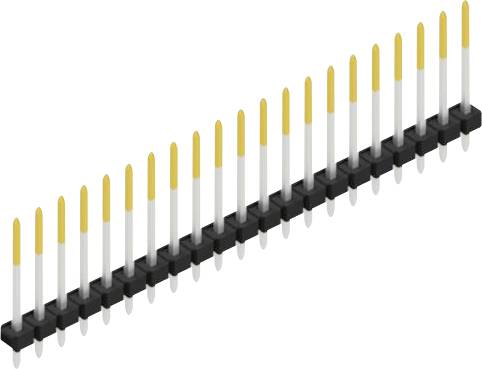 Fischer Elektronik Stiftleiste (Standard) Anzahl Reihen: 1 SLLP116421S 10St.