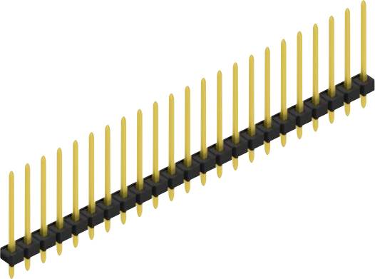 Fischer Elektronik Stiftleiste (Standard) Anzahl Reihen: 1 SLLP116423G 10St.