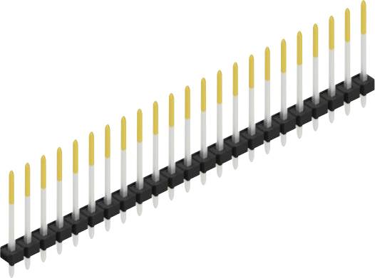Fischer Elektronik Stiftleiste (Standard) Anzahl Reihen: 1 SLLP116423S 10St.