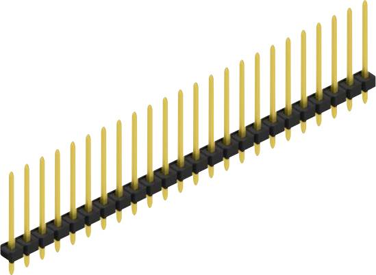 Fischer Elektronik Stiftleiste (Standard) Anzahl Reihen: 1 SLLP116424G 10St.