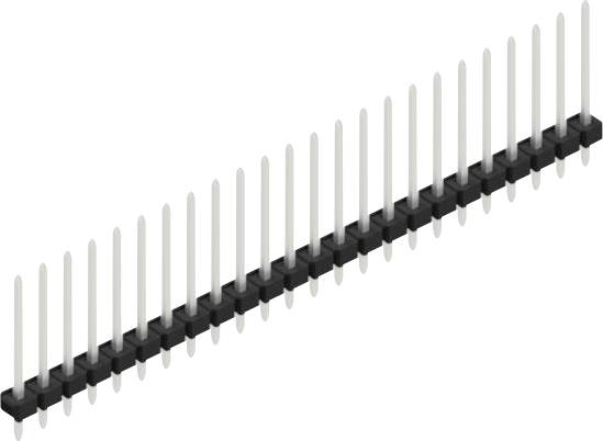 Fischer Elektronik Stiftleiste (Standard) Anzahl Reihen: 1 SLLP116424Z 10St.