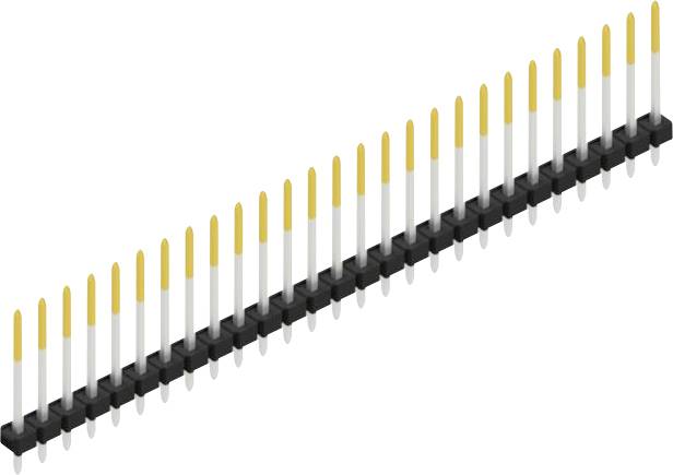 Fischer Elektronik Stiftleiste (Standard) Anzahl Reihen: 1 SLLP116427S 10St.