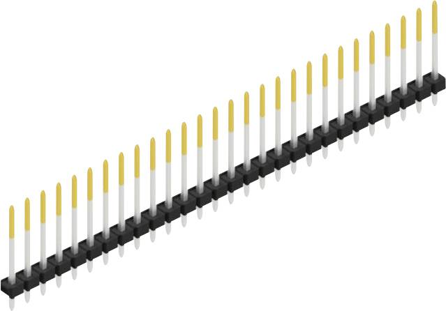 Fischer Elektronik Stiftleiste (Standard) Anzahl Reihen: 1 SLLP116428S 10St.