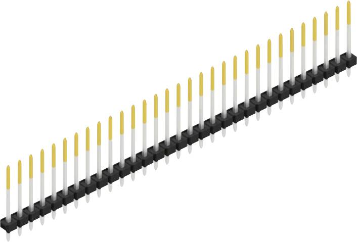 Fischer Elektronik Stiftleiste (Standard) Anzahl Reihen: 1 SLLP116431S 10St.