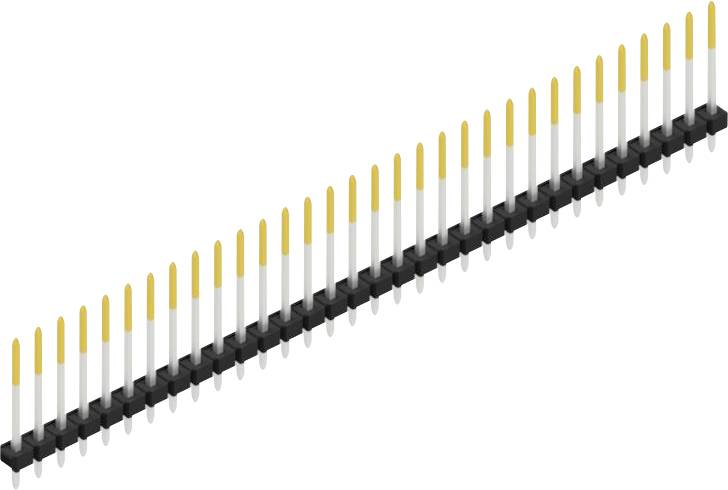 Fischer Elektronik Stiftleiste (Standard) Anzahl Reihen: 1 SLLP116432S 10St.