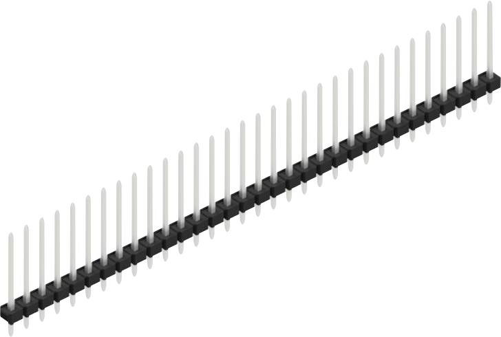 Fischer Elektronik Stiftleiste (Standard) Anzahl Reihen: 1 10058466 10St.