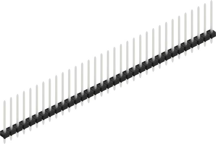 Fischer Elektronik Stiftleiste (Standard) Anzahl Reihen: 1 SLLP116433Z 10St.