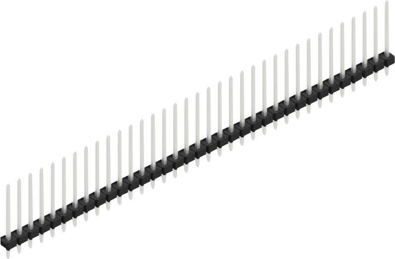 Fischer Elektronik Stiftleiste (Standard) Anzahl Reihen: 1 SLLP116435Z 10St.