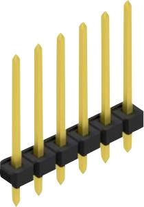 Fischer Elektronik Stiftleiste (Standard) Anzahl Reihen: 1 10058445 10St.