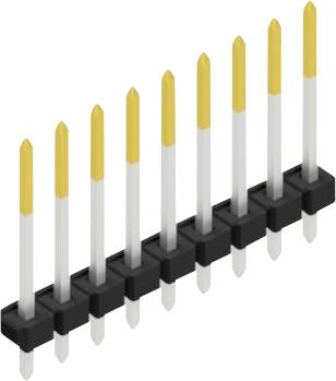 Fischer Elektronik Stiftleiste (Standard) Anzahl Reihen: 1 SLLP11649S 10St.