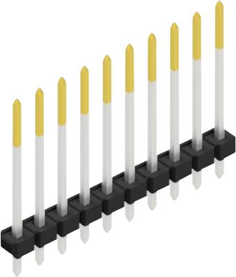 Fischer Elektronik Stiftleiste (Standard) Anzahl Reihen: 1 10143128 10St.
