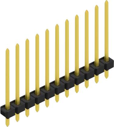 Fischer Elektronik Stiftleiste (Standard) Anzahl Reihen: 1 SLLP119011G 10St.