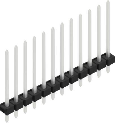 Fischer Elektronik Stiftleiste (Standard) Anzahl Reihen: 1 10058491 10St.