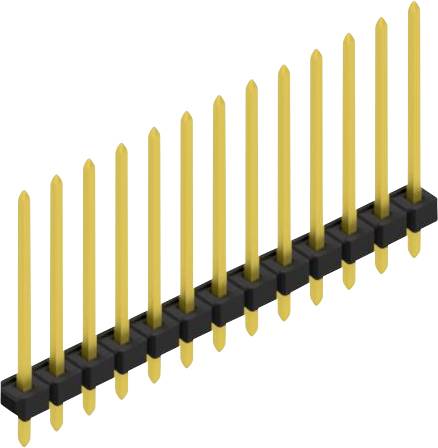 Fischer Elektronik Stiftleiste (Standard) Anzahl Reihen: 1 SLLP119013G 10St.