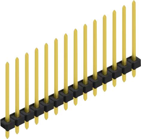 Fischer Elektronik Stiftleiste (Standard) Anzahl Reihen: 1 10058492 10St.