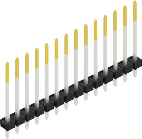 Fischer Elektronik Stiftleiste (Standard) Anzahl Reihen: 1 10168788 10St.