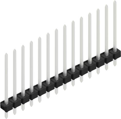 Fischer Elektronik Stiftleiste (Standard) Anzahl Reihen: 1 10126784 10St.
