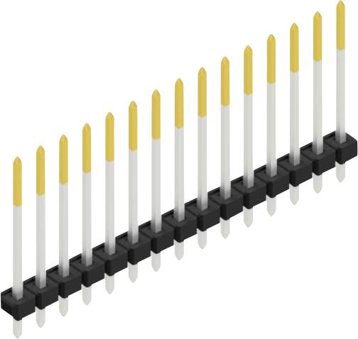Fischer Elektronik Stiftleiste (Standard) Anzahl Reihen: 1 SLLP119015S 10St.