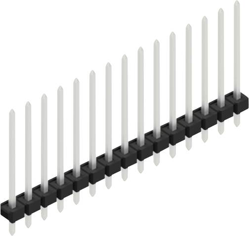 Fischer Elektronik Stiftleiste (Standard) Anzahl Reihen: 1 SLLP119015Z 10St.