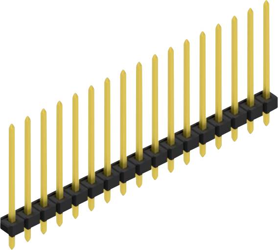 Fischer Elektronik Stiftleiste (Standard) Anzahl Reihen: 1 SLLP119017G 10St.