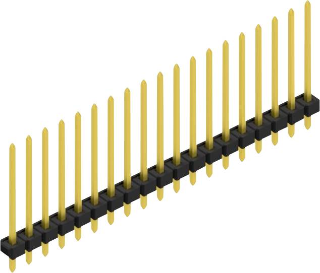 Fischer Elektronik Stiftleiste (Standard) Anzahl Reihen: 1 SLLP119019G 10St.